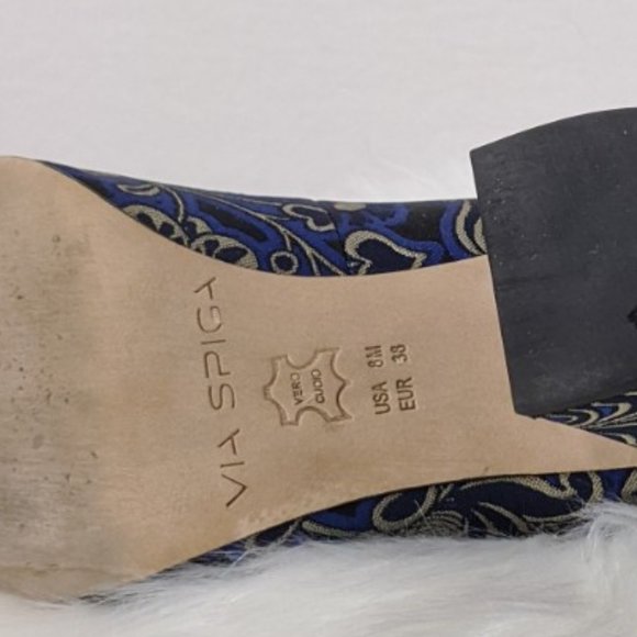 Rare Via Spiga Deanna Mary Jane Printed Heel - Picture 5 of 7